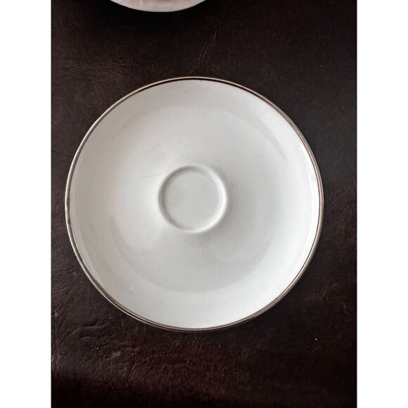 JOHANN HAVILAND 12 cups and saucers wedding ring pattern - Picture 5 of 6